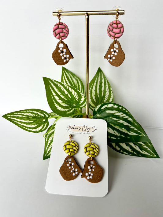 Conchas & Barro Rojo Jarrito Dangles